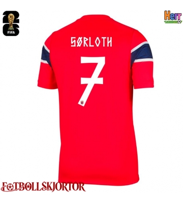 Norge Alexander Sorloth #7 Hemmatröja VM 2026 Kortärmad